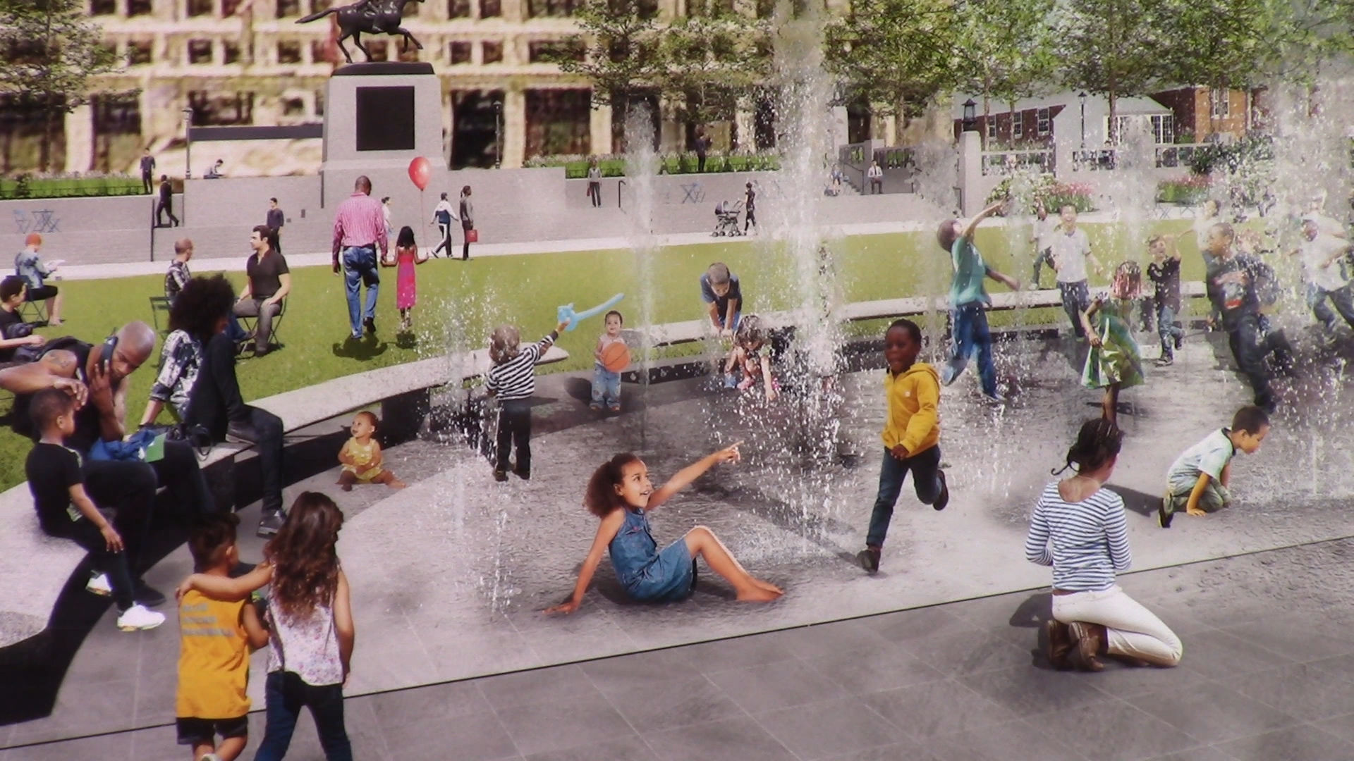 Rodney Square revitalization rendering